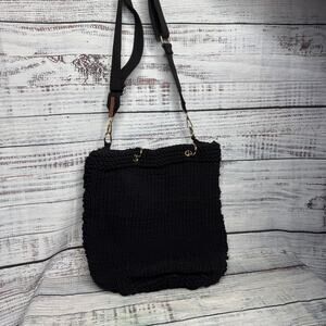 Nice Black Knit MERSEA Crossbody Beach Tote - Women
